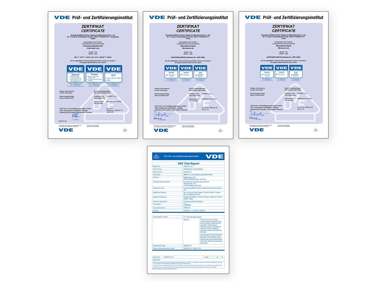 Midea erhält vier renommierte VDE-Zertifizierungen auf der IFA 2025: Neudefinition der Smart-Home-Standards